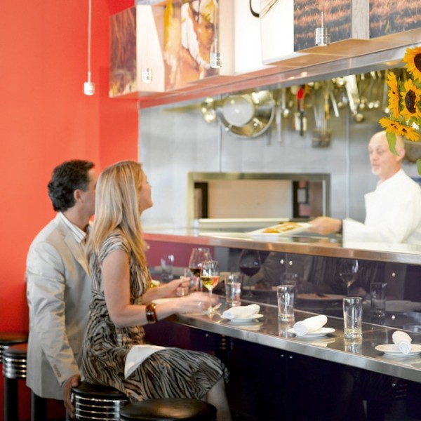 Couple at Restaurant